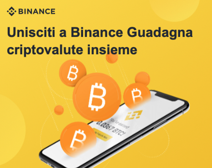 Bonus del 10% su Binance